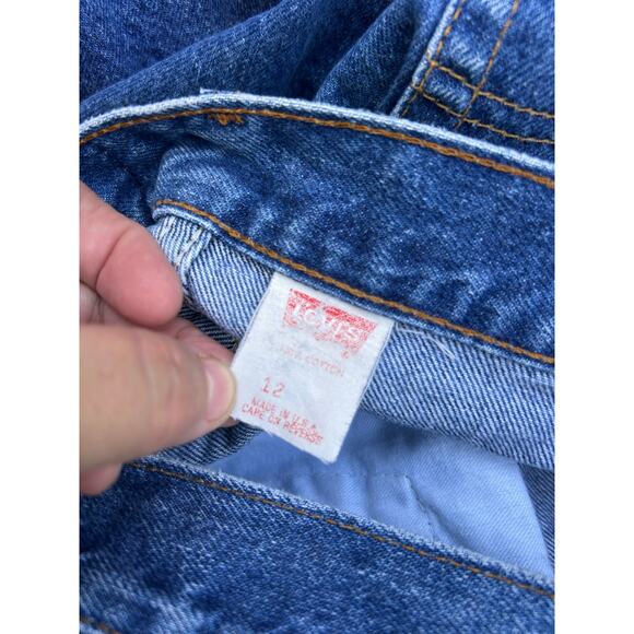 Levi's Vintage 80s 505 Straight Leg Mom Jeans Made in The USA Size 12 - Picture 9 of 10